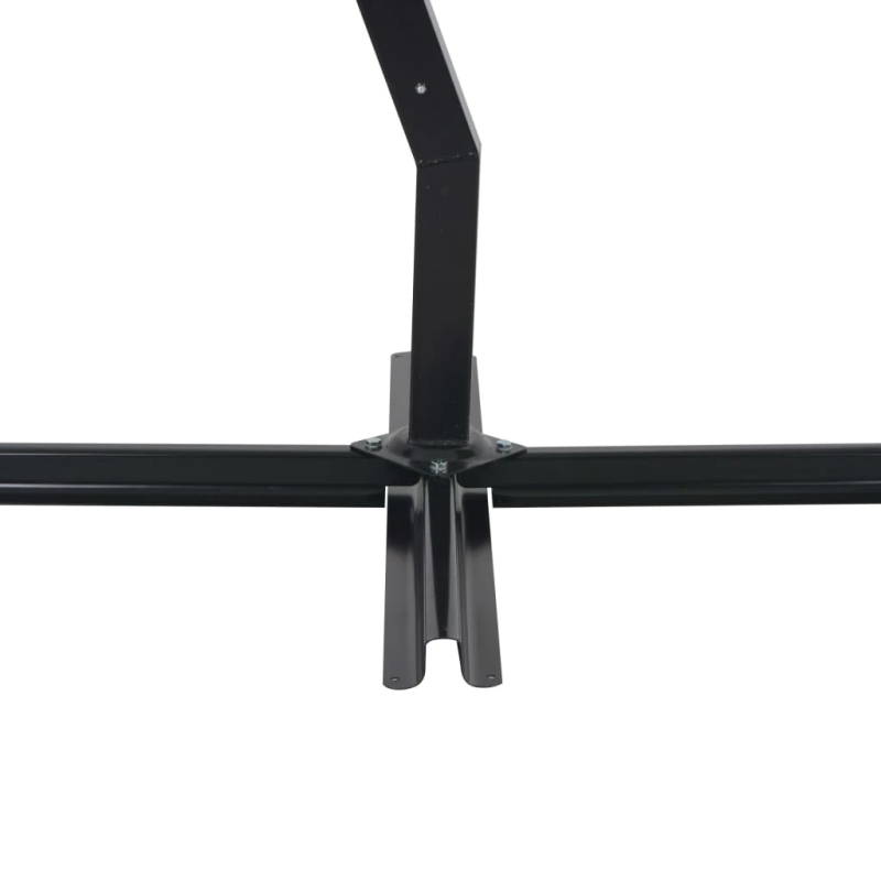 vidaXL dārza saulessargs ar koka kātu, 400x300 cm, pelēkbrūns