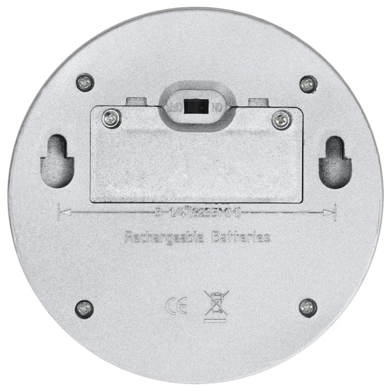 vidaXL āra solārās sienas lampas, 12 gab., LED, apaļas, sudraba krāsa