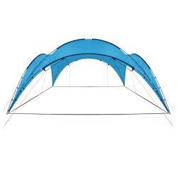 vidaXL svinību telts, arkveida, 450x450x265 cm, gaiši zila