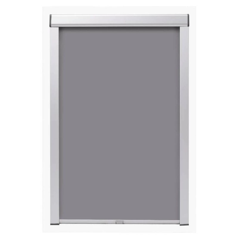 vidaXL ruļļu žalūzijas, gaismu necaurlaidīgas, pelēkas, MK08