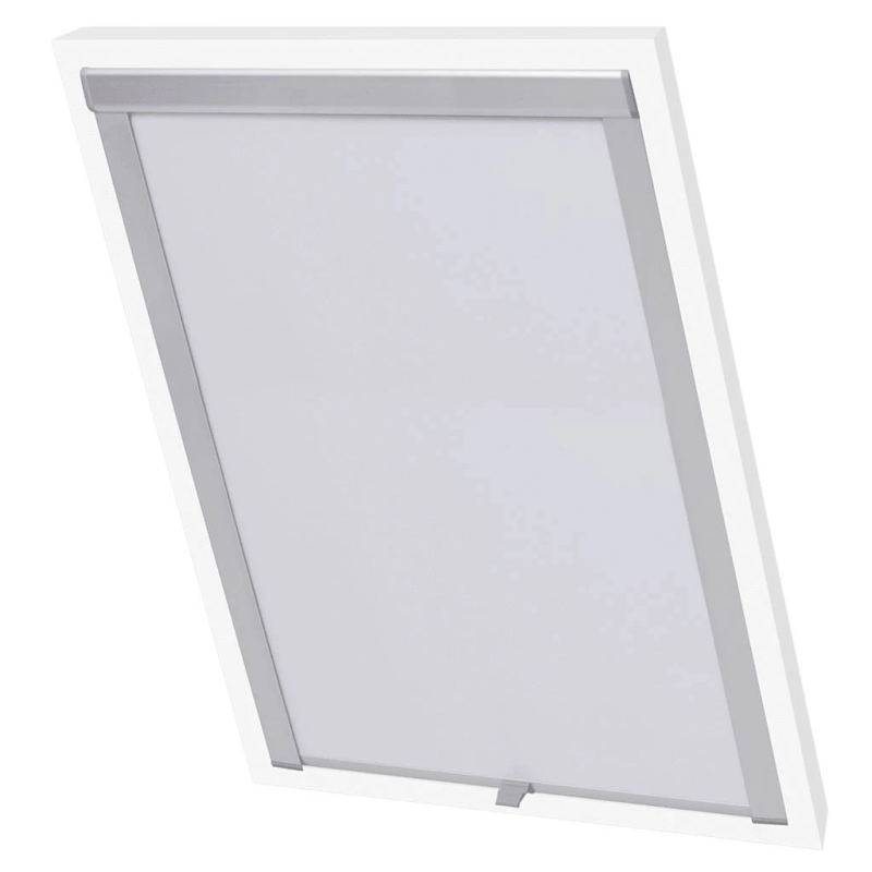 vidaXL ruļļu žalūzijas, gaismu necaurlaidīgas, baltas, PK08