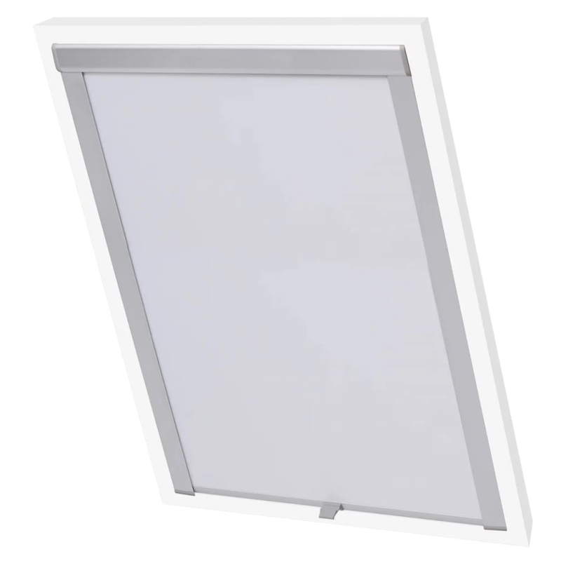 vidaXL ruļļu žalūzijas, gaismu necaurlaidīgas, baltas, SK06