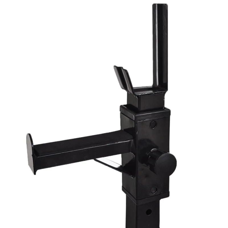 vidaXL svaru stieņa statīvs ar stieni un hantelēm, 30,5 kg