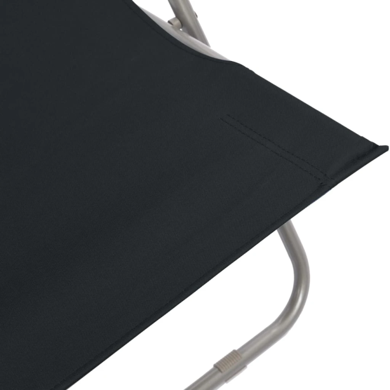 vidaXL salokāmi pludmales krēsli, 2 gab., tērauds, oksfordas audums