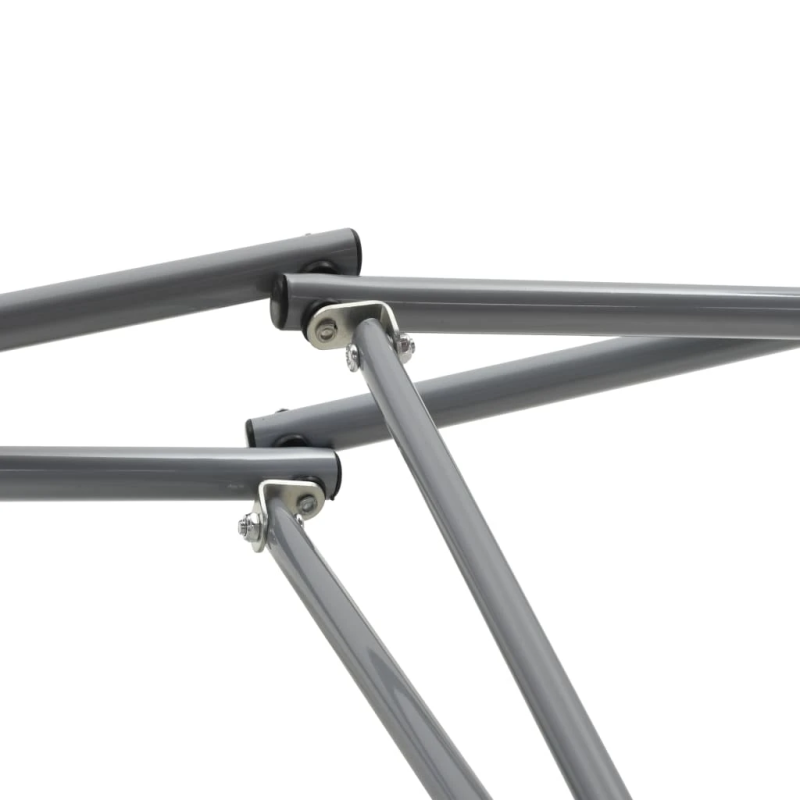 vidaXL šūpuļtīkls ar saliekamu statīvu, zils