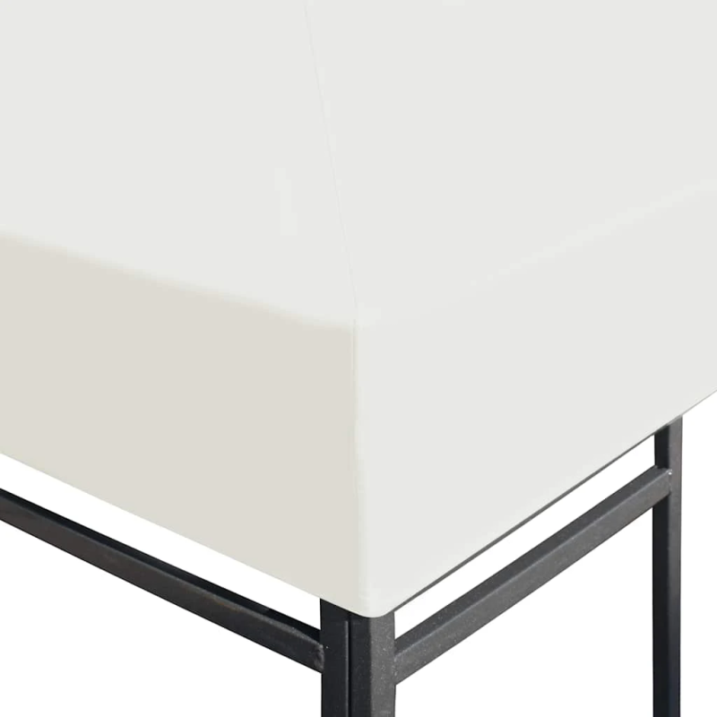 vidaXL nojumes jumta pārsegs, 310 g-m², 3x3 m, krēmbalts