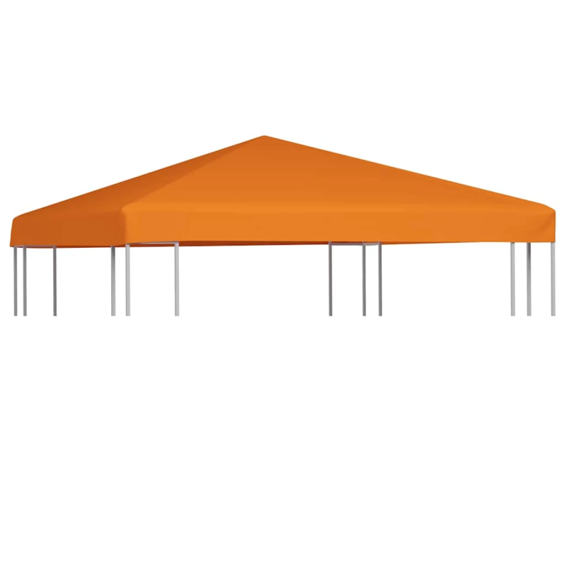 vidaXL nojumes jumta pārsegs, 310 g-m², 3x3 m, oranžs
