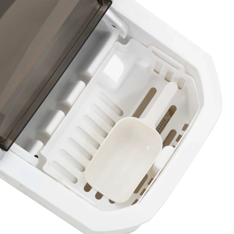 vidaXL ledus pagatavošanas ierīce, balta, 1,4 L, 15 kg-24 h