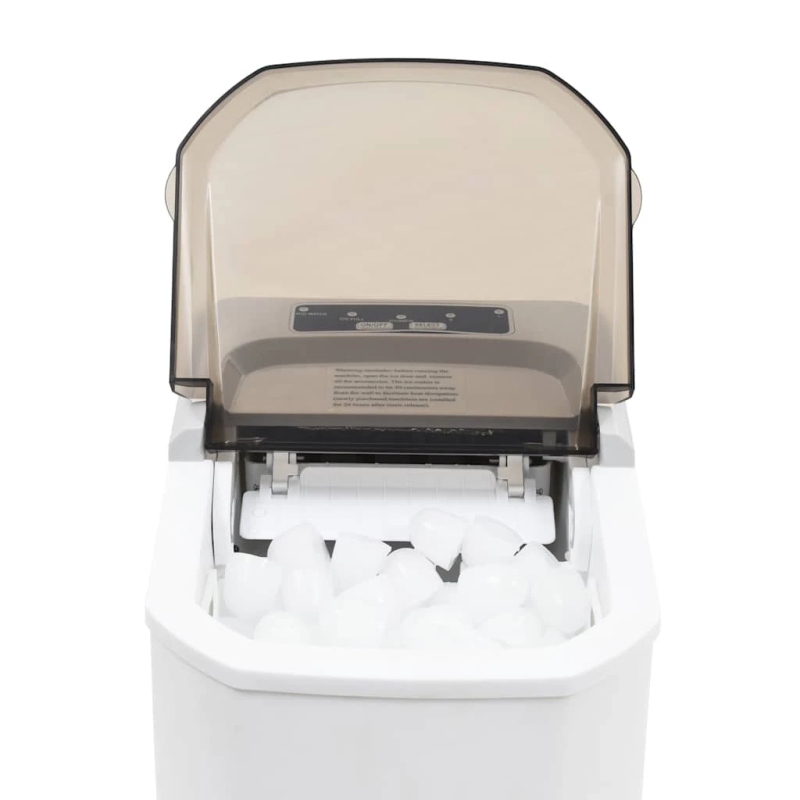vidaXL ledus pagatavošanas ierīce, balta, 1,4 L, 15 kg-24 h