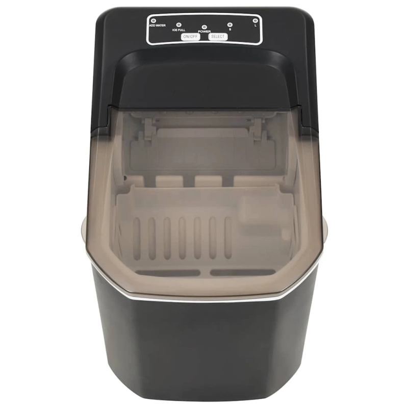 vidaXL ledus pagatavošanas ierīce, melna, 1,4 L, 15 kg-24 h