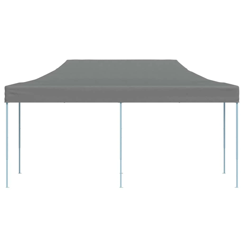 vidaXL saliekama svinību telts, antracītpelēka, 3x6 m