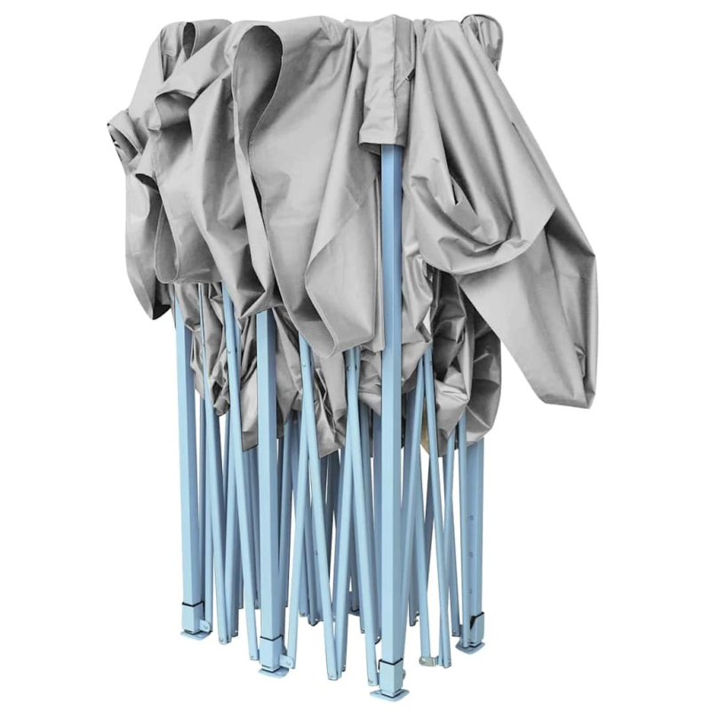 vidaXL saliekama svinību telts, antracītpelēka, 3x6 m