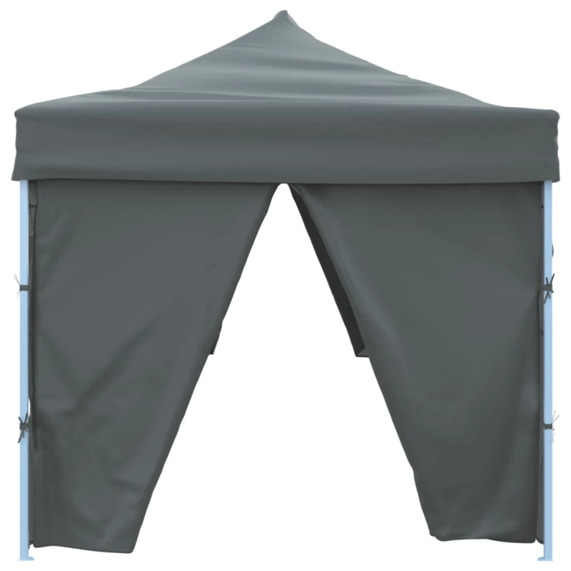 vidaXL saliekama nojume ar 8 sānu sienām, 870x291x315 cm, antracītpelēka