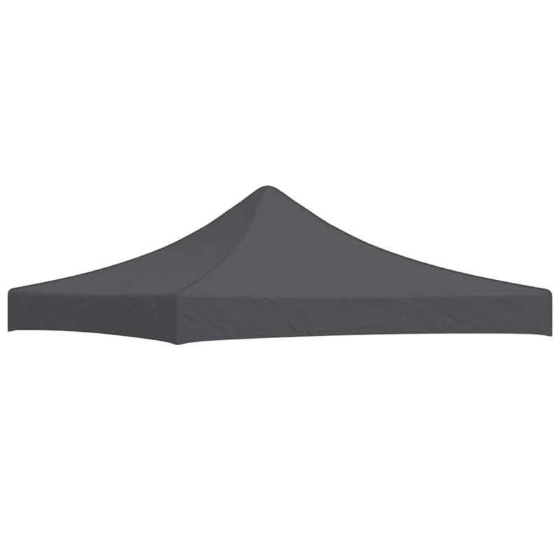 vidaXL dārza nojumes jumts, 3x3 m, antracītpelēks