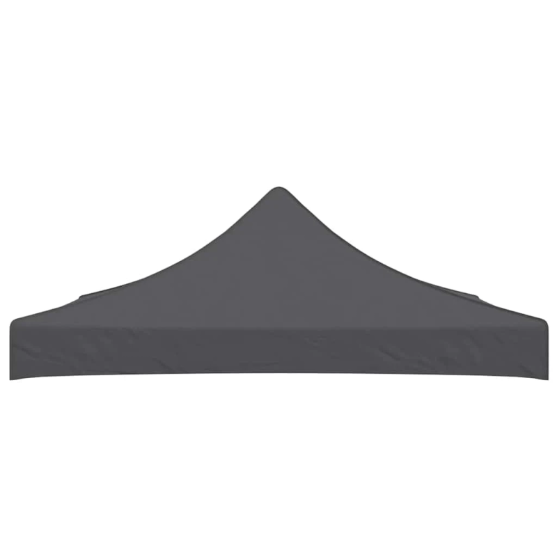 vidaXL dārza nojumes jumts, 3x3 m, antracītpelēks
