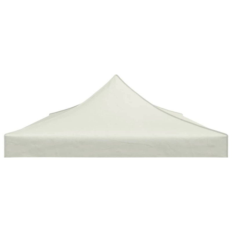 vidaXL dārza nojumes jumts, 3x6 m, krēmkrāsas