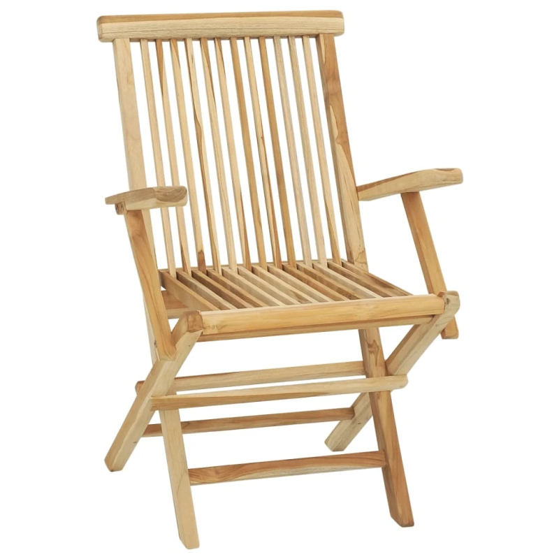 vidaXL 5-daļīgs dārza mēbeļu komplekts, masīvs tīkkoks