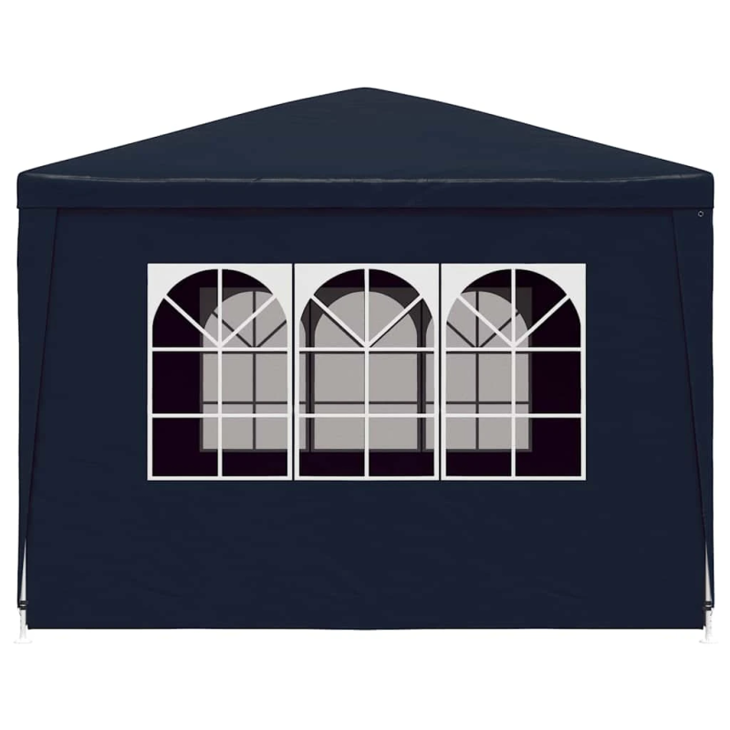 vidaXL svinību telts, zila, 3x3 m