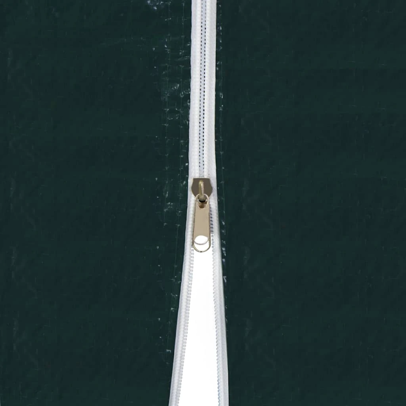 vidaXL svinību telts, zaļa, 3x3 m