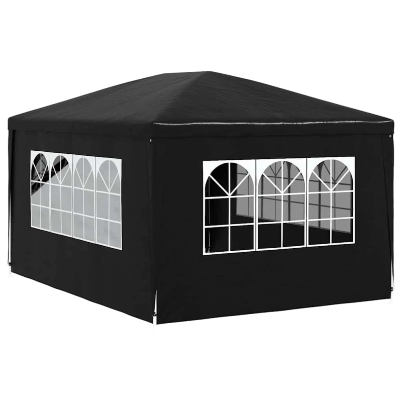 vidaXL svinību telts, antracītpelēka, 3x4 m