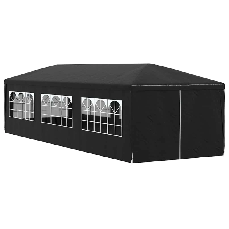 vidaXL svinību telts, antracītpelēka, 3x9 m