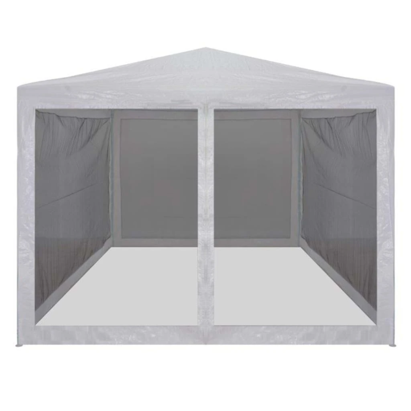 vidaXL svinību telts ar 4 sieta sienām, 3x3 m