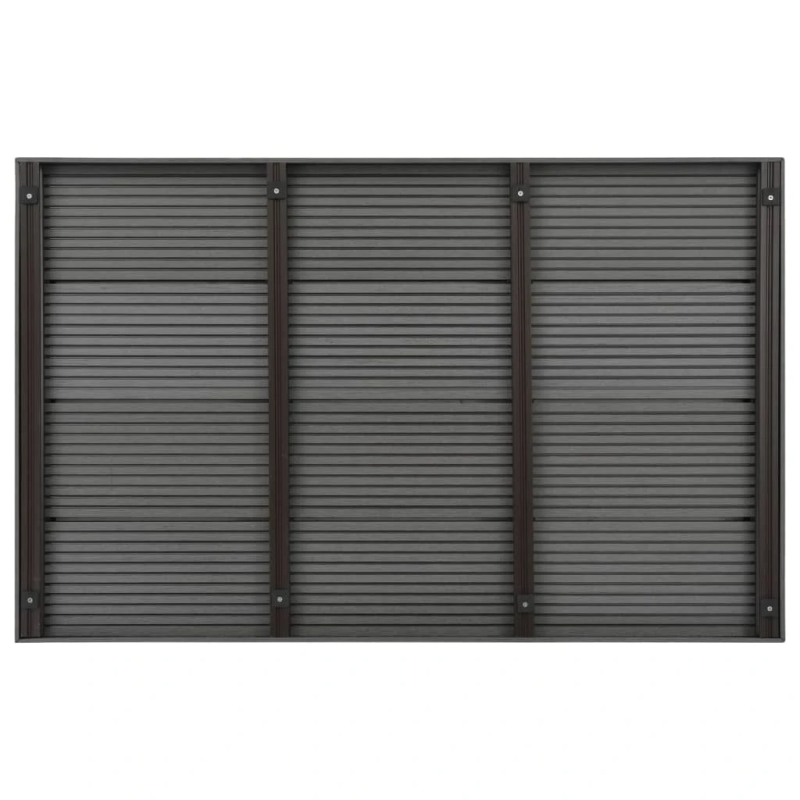 vidaXL grīdas plāksne dušai, baseina kāpnēm, WPC