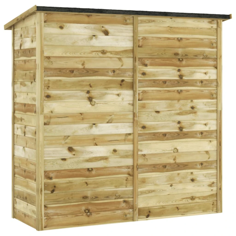 vidaXL instrumentu šķūnis, impregnēts priedes koks, 182x76x175 cm