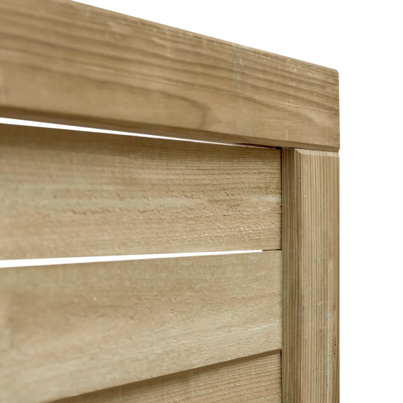 vidaXL dārza vārti, zaļi, 100x75 cm, impregnēts priedes koks