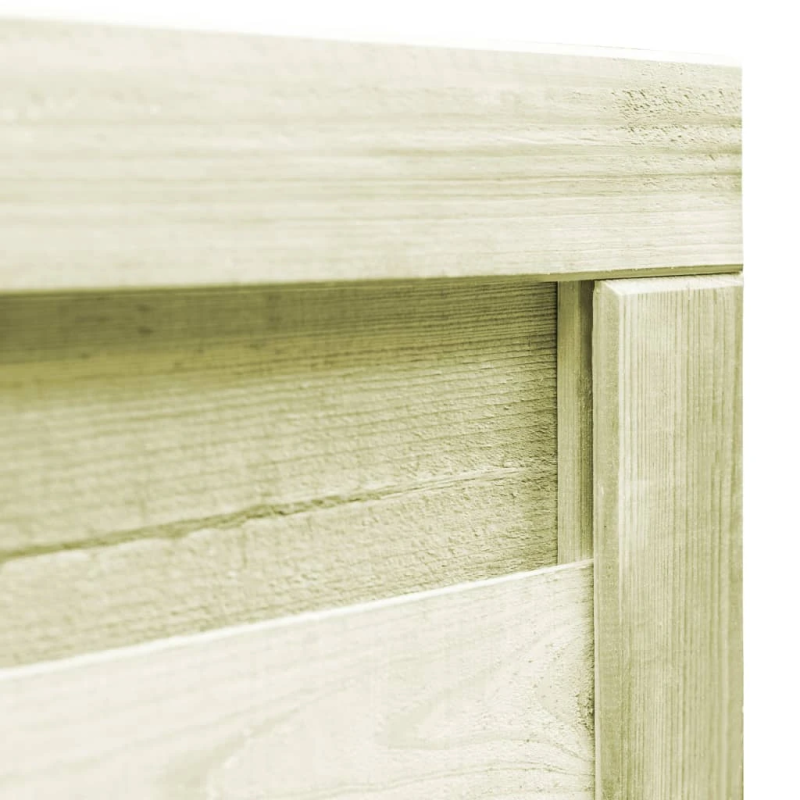 vidaXL dārza vārti, impregnēts priedes koks, 100x75 cm, zaļi