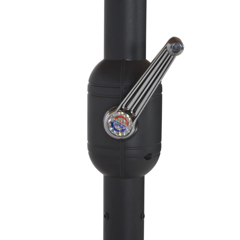 vidaXL dārza saulessargs ar alumīnija kātu, 460x270 cm, zaļš