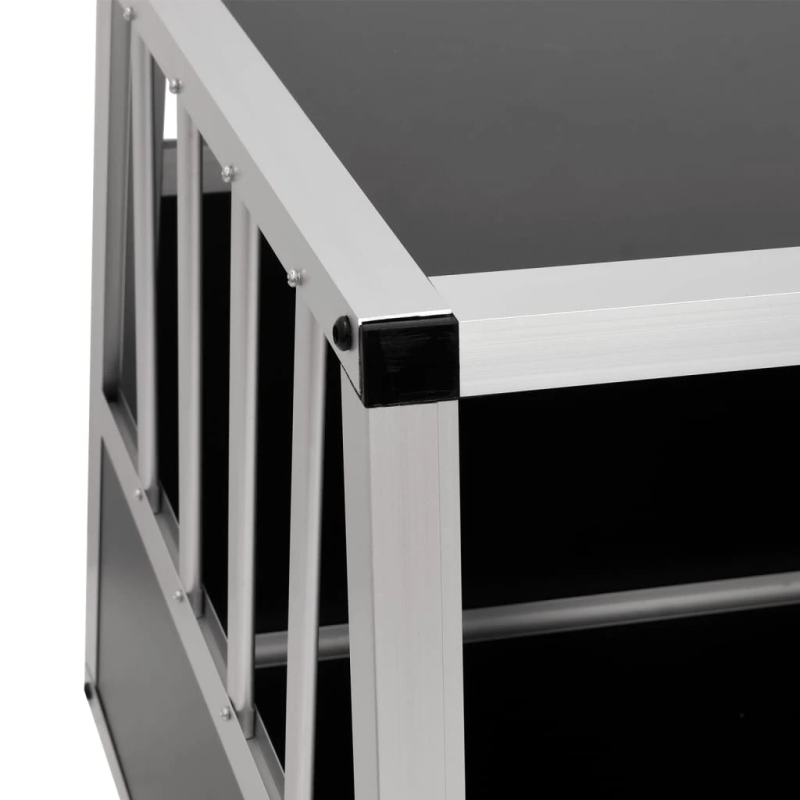 vidaXL suņu būris ar dubultām durvīm, 89x69x50 cm