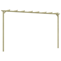 vidaXL dārza pergola, impregnēts priedes koks, 360x200x60 cm