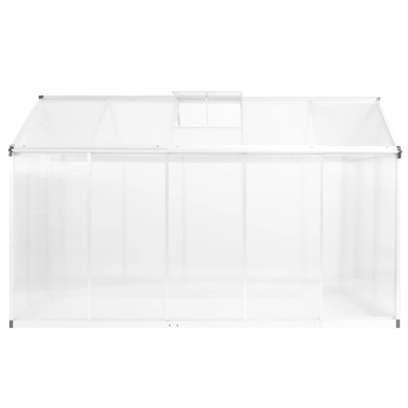 vidaXL siltumnīca, alumīnijs, 302x190x195 cm, 11,19 m³