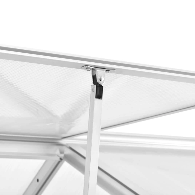 vidaXL siltumnīca, alumīnijs, 302x190x195 cm, 11,19 m³