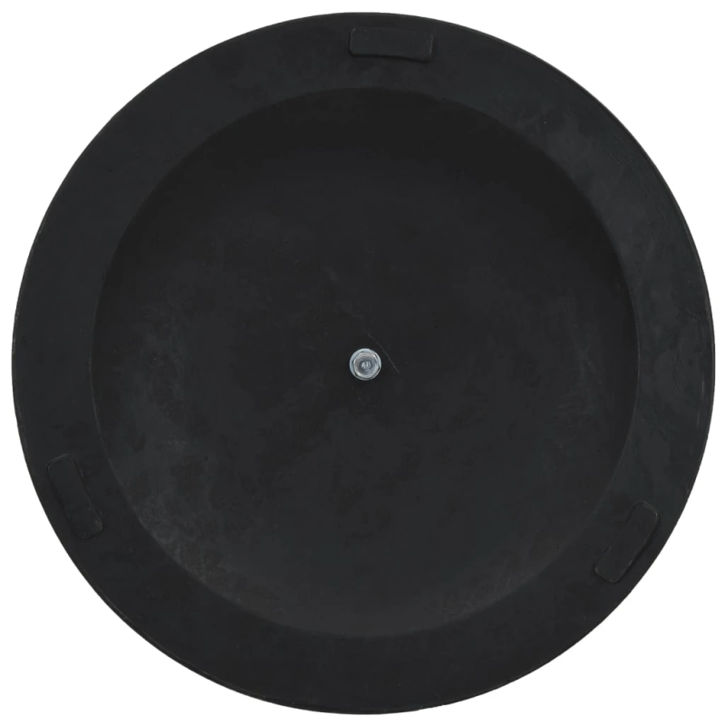 vidaXL saulessarga pamatne, apaļa, polirezīns, 19 kg, bronzas krāsa