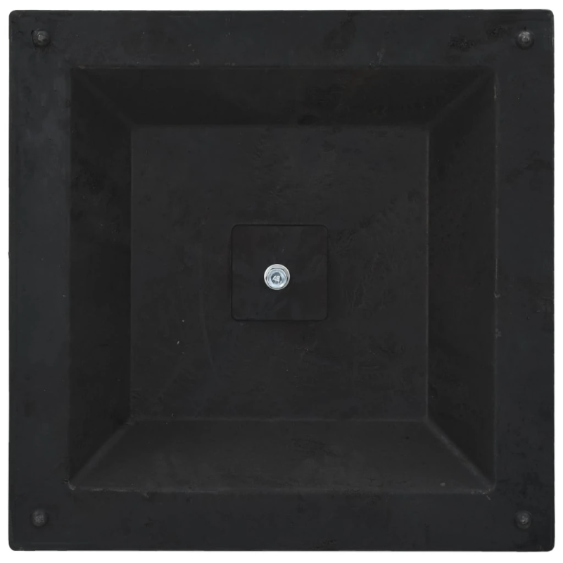 vidaXL saulessarga pamatne, kvadrāts, polirezīns, 12 kg, bronzas krāsa