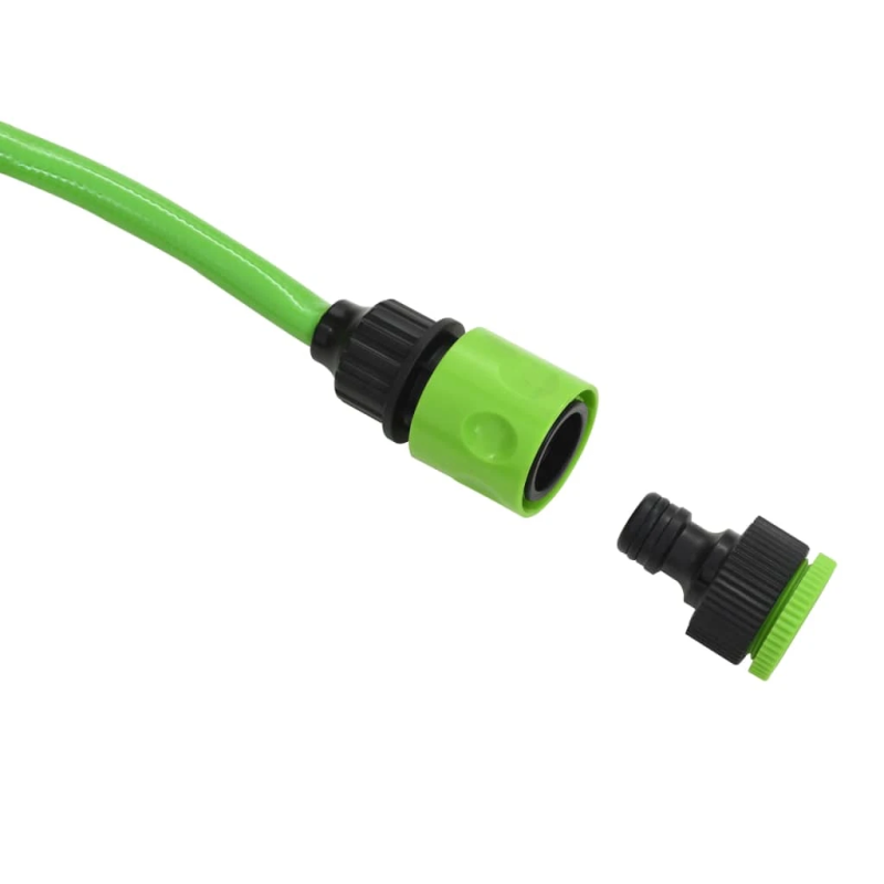 vidaXL šļūtenes spole, automātiska, stiprināma pie sienas, 20+2 m