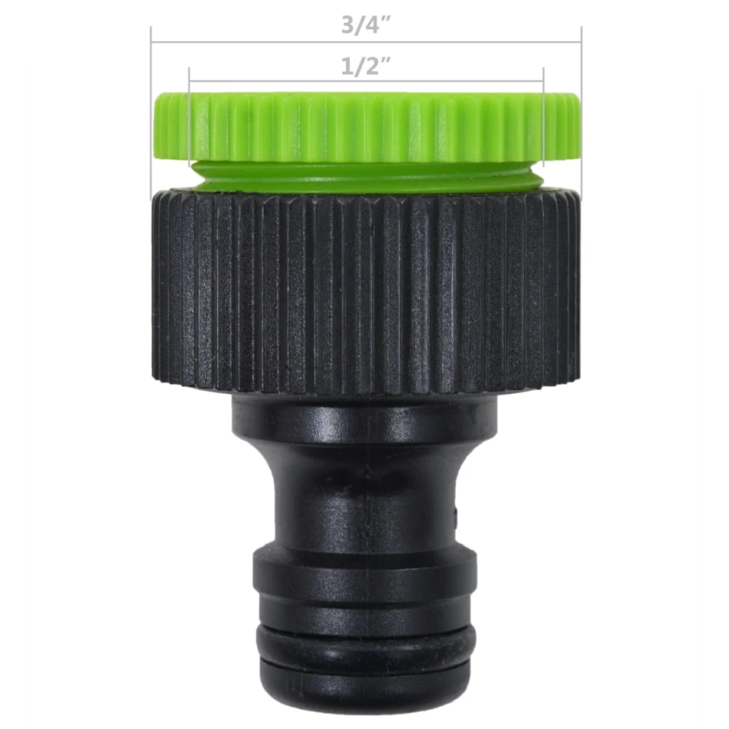 vidaXL šļūtenes spole, automātiska, stiprināma pie sienas, 20+2 m