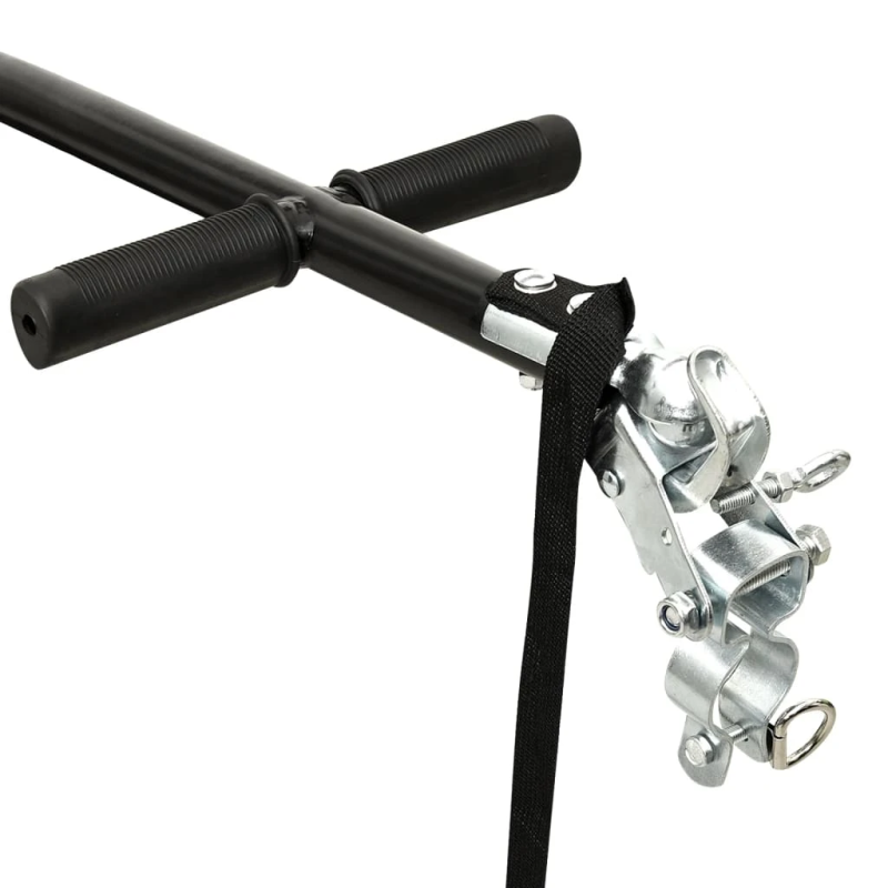 vidaXL velosipēda piekabe, 155x61x83 cm, melns tērauds