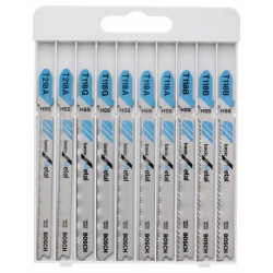 10 Figūrzāģa asmeņu kom "X-Pro Line", metālam