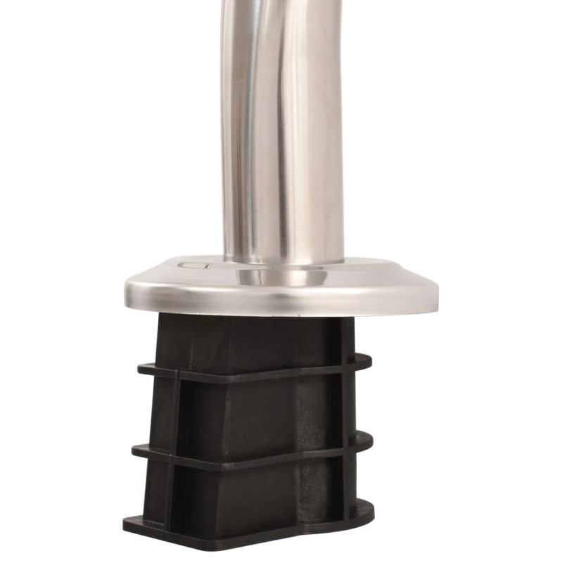 vidaXL baseina kāpnes, 120 cm, 3 pakāpieni, nerūsējošs tērauds