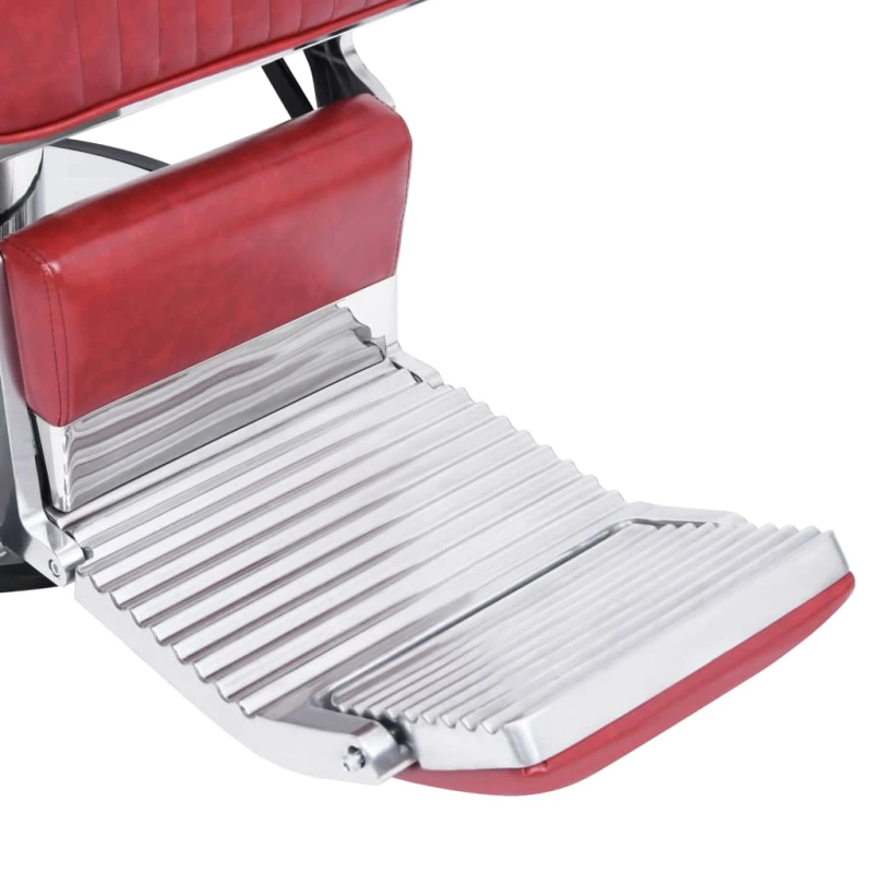 vidaXL frizieru krēsls, 68x69x116 cm, sarkana mākslīgā āda