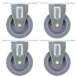 vidaXL fiksēti ritenīši, 4 gab., 75 mm
