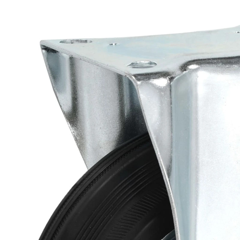 vidaXL fiksēti ritenīši, 4 gab., 200 mm