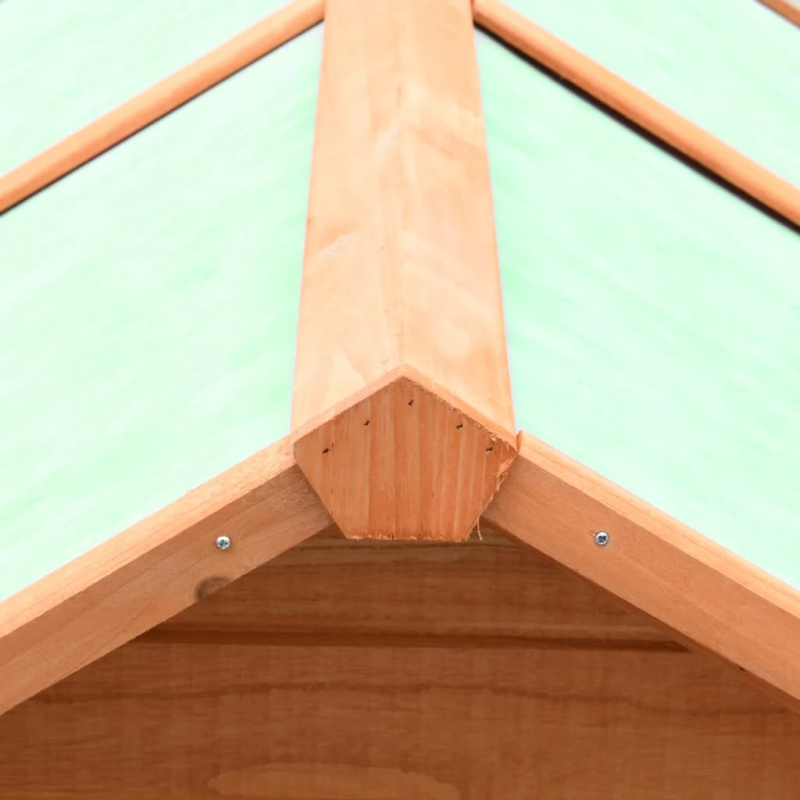 vidaXL vistu būris, priedes masīvkoks, egle, 170x81x110 cm