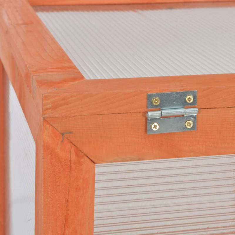 vidaXL siltumnīca, koka, 75x47x109 cm