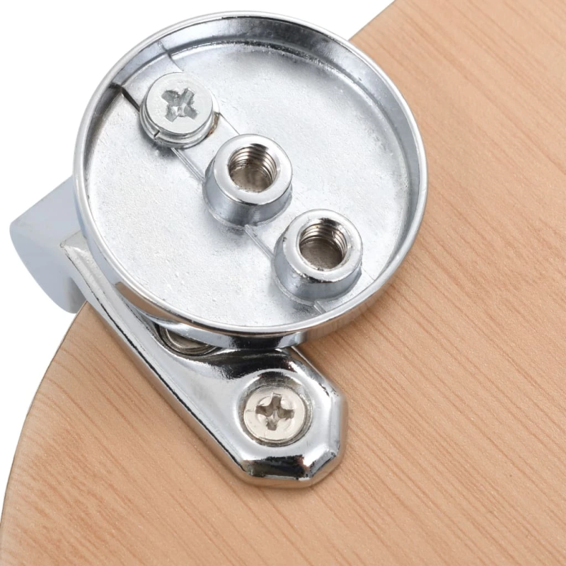 vidaXL tualetes poda sēdeklis ar vāku, MDF, bambusa dizains