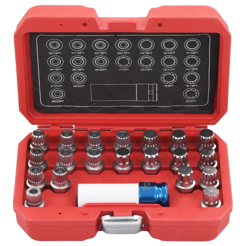 vidaXL 21-daļīgs riteņu atslēgu komplekts BMW automašīnām