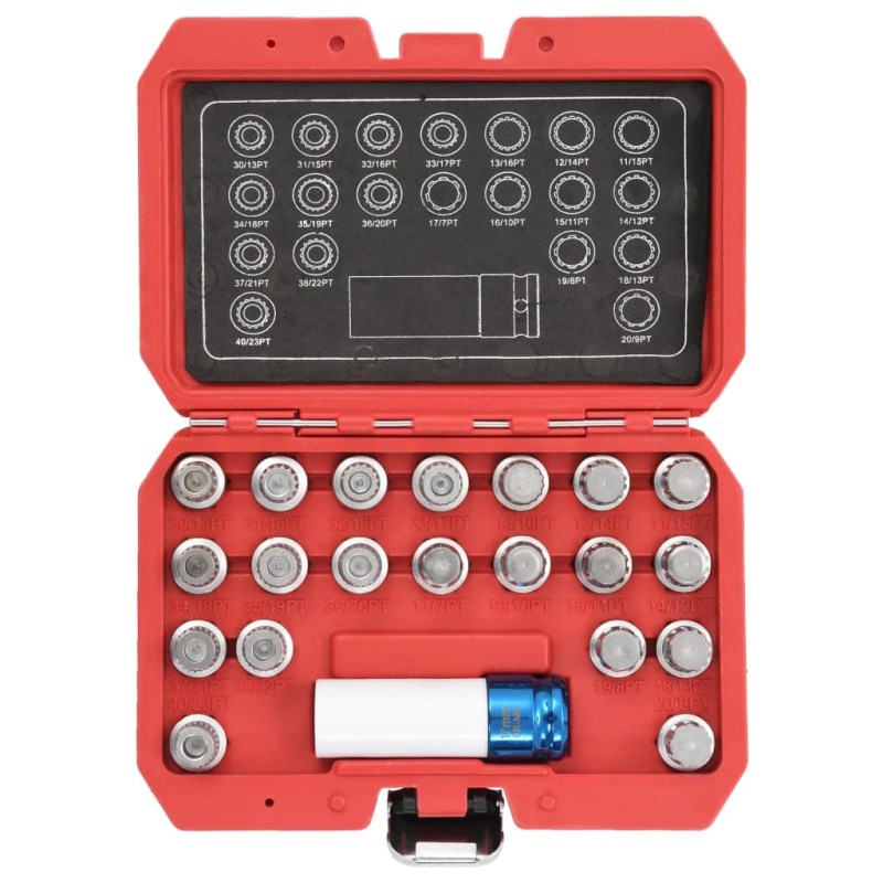 vidaXL 21-daļīgs riteņu atslēgu komplekts BMW automašīnām